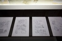 「士郎正宗の世界展～『攻殻機動隊』と創造の軌跡～」東京会場の様子