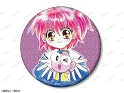 「トレーディンググリッター缶バッジ（全9種）」のボックス購入特典に用意された「わぴこ＆ぎょぴちゃん 75mmグリッター缶バッジ イベント＆AMNIBUS限定特典」