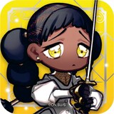 デスカラスの缶バッジ (c)西修・宇佐崎しろ／集英社