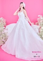 アイをモチーフにしたドレス