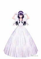 「KIYOKO HATA × TVアニメ『【推しの子】』ドレスコレクション」より、アイの描き下ろしビジュアル