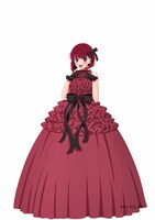 「KIYOKO HATA × TVアニメ『【推しの子】』ドレスコレクション」より、有馬かなの描き下ろしビジュアル