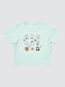 「ちいかわ」と「ナガノのくま」のコラボTシャツ（キッズ）。