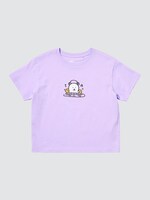 「ちいかわ」と「ナガノのくま」のコラボTシャツ（キッズ）。