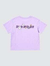 「ちいかわ」と「ナガノのくま」のコラボTシャツ（キッズ）。