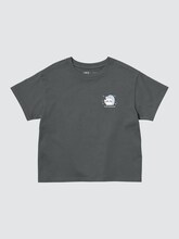 「ちいかわ」と「ナガノのくま」のコラボTシャツ（キッズ）。