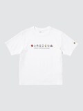 「ちいかわ」と「ナガノのくま」のコラボTシャツ（ウィメンズ）。
