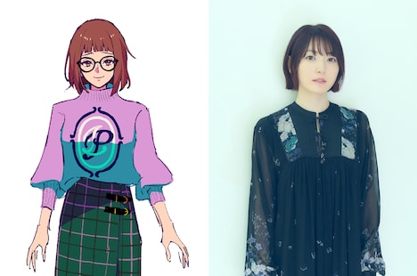 左からサム・ヤング、花澤香菜