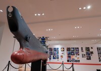 巨大ヤマト艦の模型の展示 (c)東北新社/著作総監修 西崎彰司