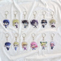 オリジナルグッズの「THE★JOJO WORLD
ぷっくりキーホルダー」（全12種）