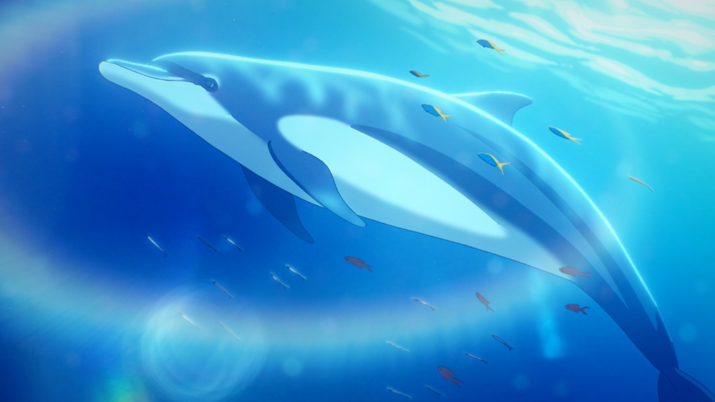 「UNITE with BLUE」テレビCMの場面カット