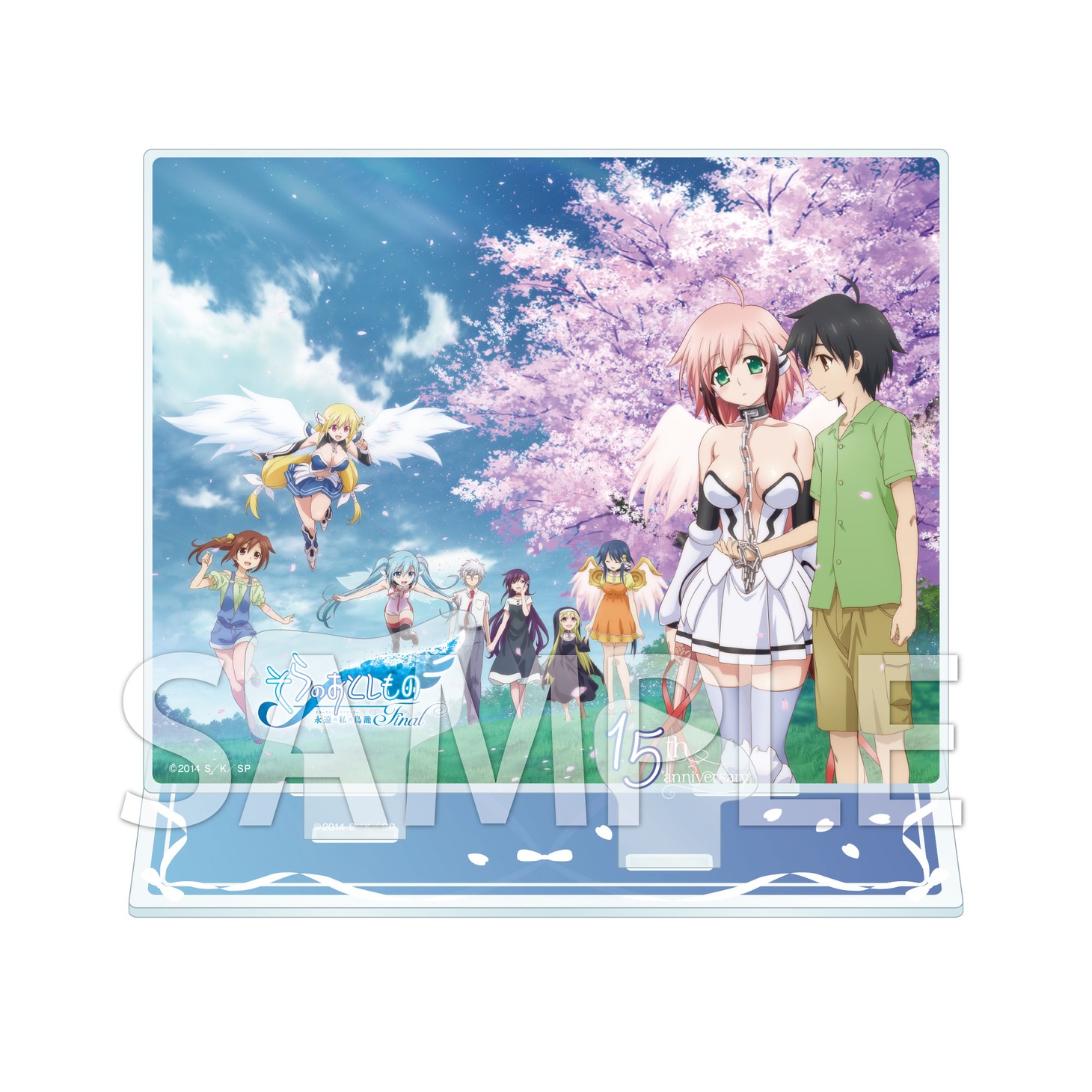 「『そらのおとしもの』アクリルジオラマ 15周年記念ver. 桜」