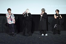 左から置鮎龍太郎、命 -mikoto-、龍矢 -ryuya-、影丸 -kagemaru-