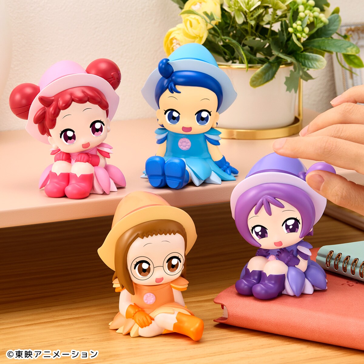 「おジャ魔女どれみ」なでるとおしゃべりするフィギュア、音声は新規収録