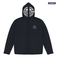 「笑い男アイコン フルジップパーカー」