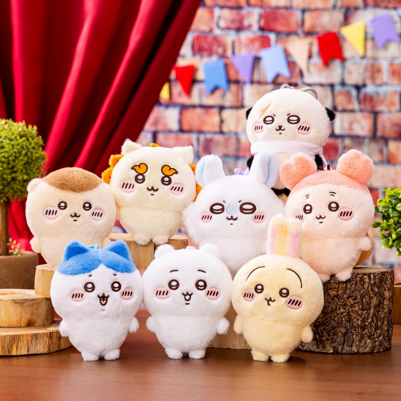 【新品】ちいかわパーク ぷわころぬいぐるみS 全8種セット ちいかわパーク ぷわころぬいぐるみS(全8種)」 - 「ちいかわ