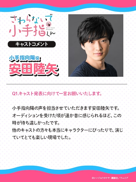 安田陸矢コメント