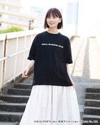 「刺繍ロゴビッグシルエットTシャツ」着用イメージ