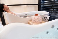 「永沢くんなりきりサウナハット」使用イメージ