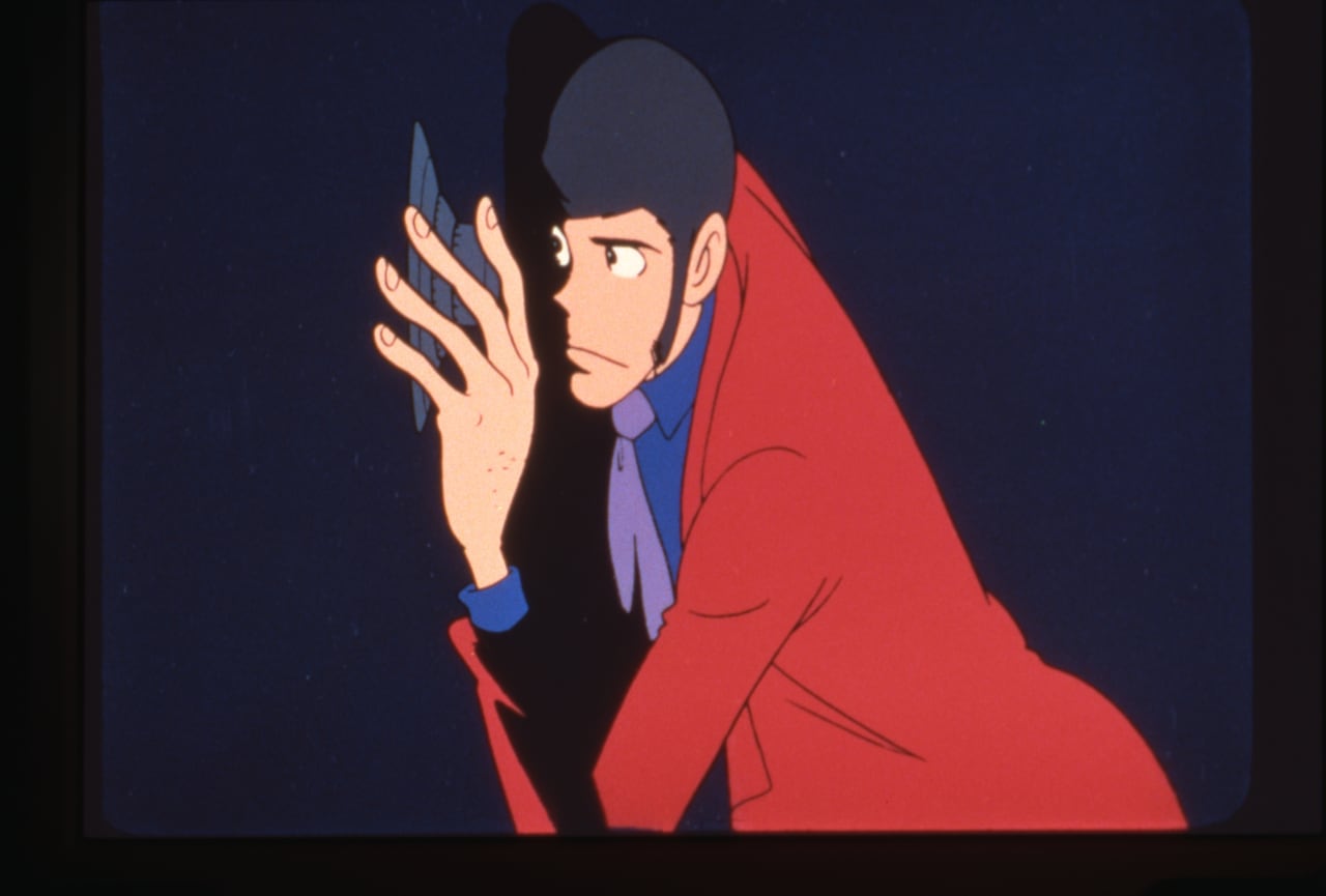 「ルパン三世 PART2」より。子供から大人まで楽しめるコミカルなエピソードが主流となっている。音楽はこのシリーズより大野雄二が担当。ルパンが赤いジャケットを着用している 原作：モンキー・パンチ ©TMS