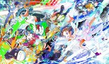 「メダリスト」と「機動戦士Gundam GQuuuuuuX」のコラボ描き下ろしイラスト。(c)
つるまいかだ・講談社／メダリスト製作委員会