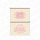 藤田まぐろの「キャンバスフラットポーチ」