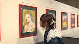 「新美の巨人たち【楳図かずお「ZOKU-SHINGO」×中川翔子】」より  (c)テレビ東京