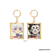 切手風メタルキーホルダー