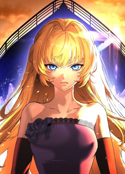 「転生少女は沈没船を生きのびる」ビジュアル (c)七聖・Whomor／集英社