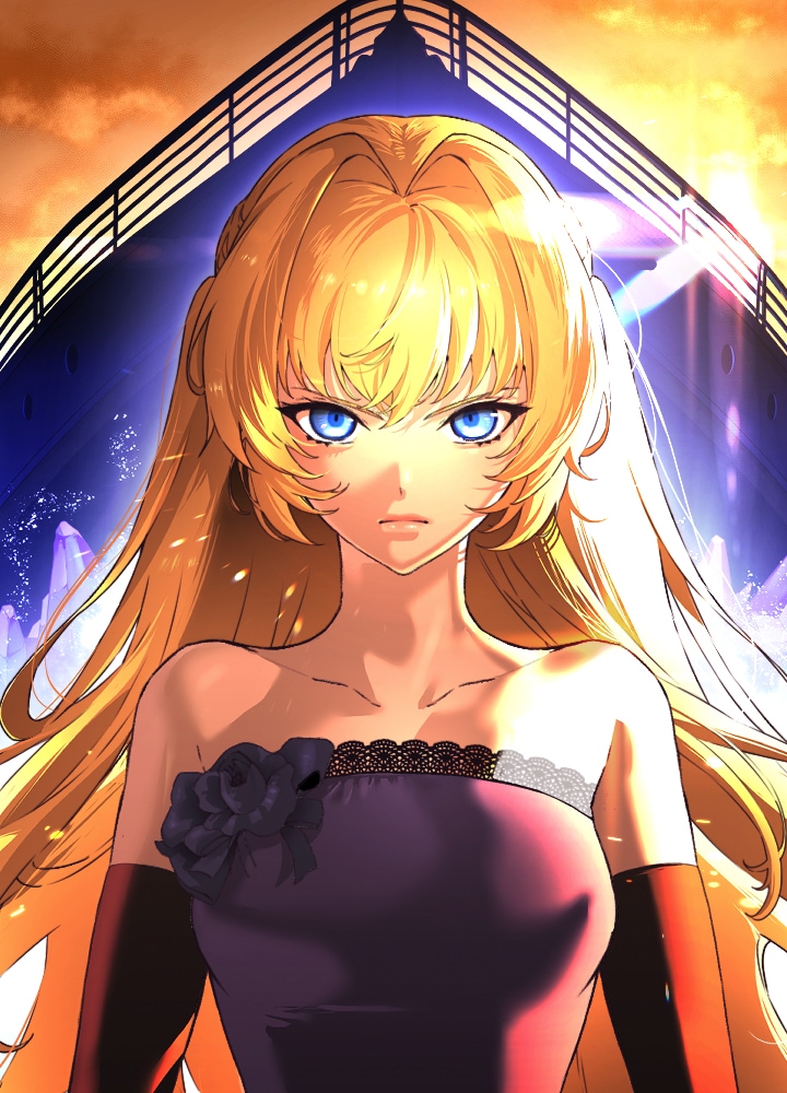 「転生少女は沈没船を生きのびる」ビジュアル (c)七聖・Whomor／集英社