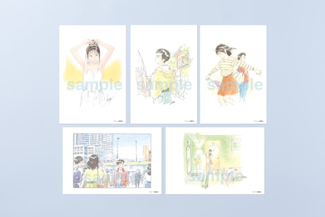 「『海がきこえる』原作小説 挿画ポストカードセット（5枚）」 (c) 1993 Saeko Himuro/Keiko Niwa/Studio Ghibli, N