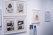 「松本零士展 創作の旅路」の様子。 (c)松本零士／零時社