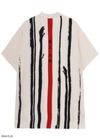 シャツ「虹龍 ストライプ・白」