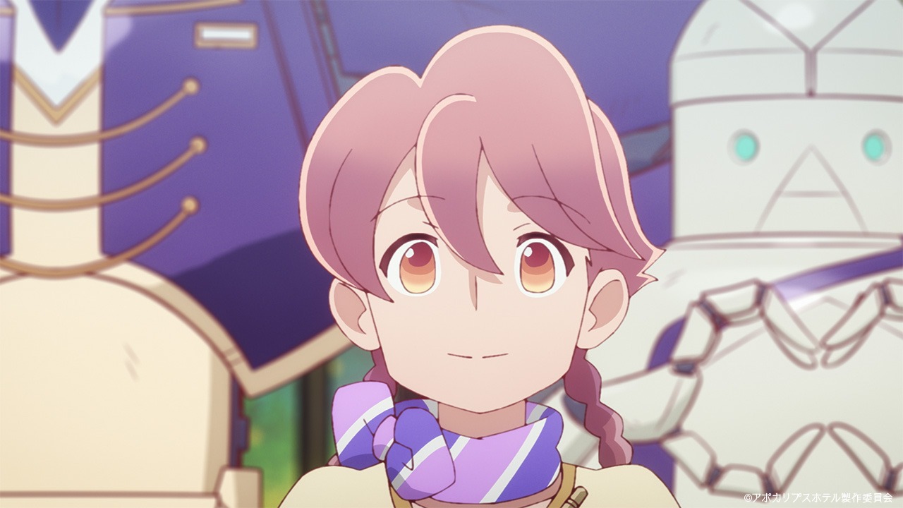 TVアニメ「アポカリプスホテル」より、トマリ＝イオリ（CV：小松未可子）