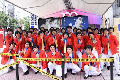 「LUPIN THE IIIRD 銭形と2人のルパン」イベント「ニセルパンを探せ！」で出現した33人のニセルパンたち