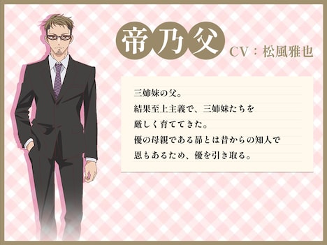 帝乃父（CV：松風雅也）