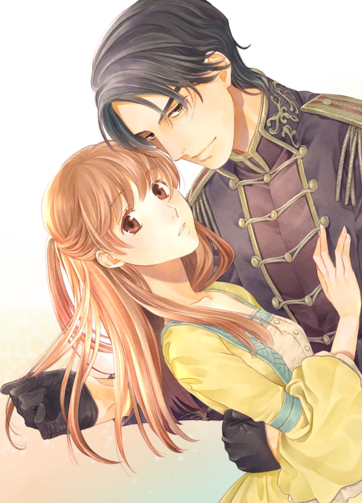 「偽物王妃、愛を知る」キービジュアル (c)すずしろたえ（エブリスタ）・なせもえみ・真崎はるか／集英社