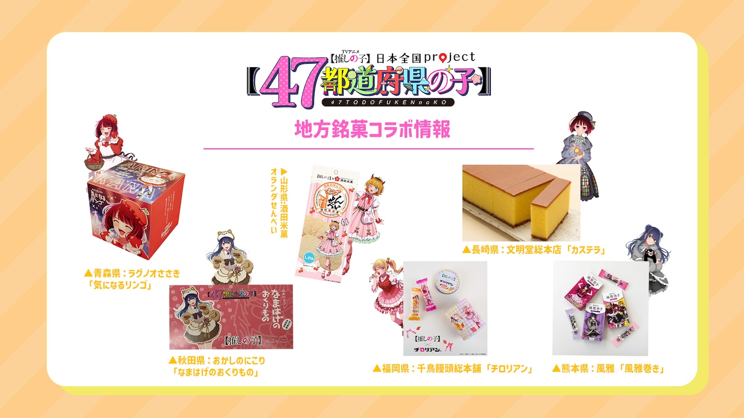 日本の銘菓とのコラボ商品
