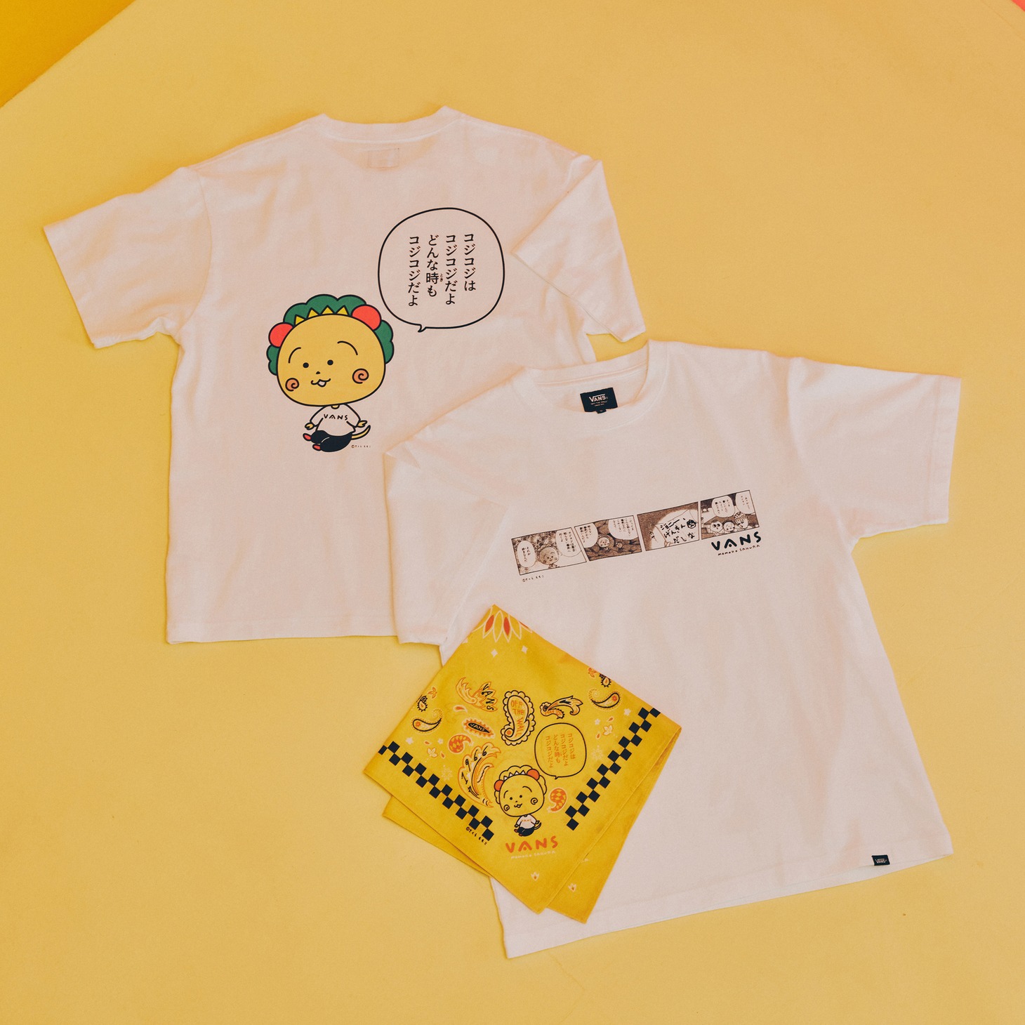 「コジコジ」のTシャツとバンダナ