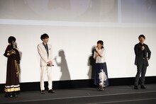 左から会沢紗弥、坂田将吾、種崎敦美、諏訪部順一