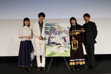 TVアニメ「サイレント・ウィッチ 沈黙の魔女の隠しごと」トークイベントの様子。左から種崎敦美、坂田将吾、会沢紗弥、諏訪部順一