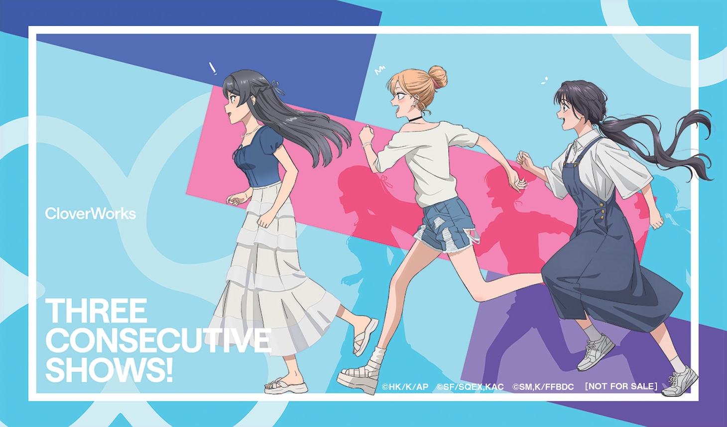 コラボステッカー(c)2024 鴨志田 一/KADOKAWA/青ブタ Project
(c)福田晋一/SQUARE ENIX・アニメ「着せ恋」製作委員会
(c)三香見サカ・講談社／「薫る花は凛と咲く」製作委員会