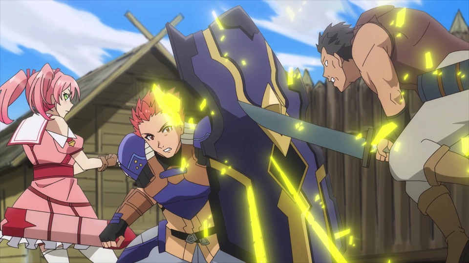 TVアニメ「勇者パーティーを追放された白魔導師、Sランク冒険者に拾われる ～この白魔導師が規格外すぎる～」PV第2弾の場面カット