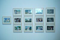 「高畑勲展 ー日本のアニメーションを作った男。」より、「おもひでぽろぽろ」の展示 (c)1991 Hotaru Okamoto, Yuko Tone/Isao Takahata/Studio Ghibli, NH