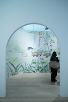 「高畑勲展 ー日本のアニメーションを作った男。」より、「かぐや姫の物語」の展示 (c)2013 Isao Takahata, Riko Sakaguchi/Studio Ghibli, NDHDMTK