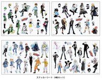 「天野明展 The Characters -Encore! （アンコール）-」の「グッズ付チケット 特典グッズ クリアステッカーセット（マルチケース付）」ステッカー (c)天野明／集英社