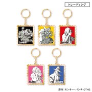 「『LUPIN THE lllRD』トレーディング切手風メタルキーホルダー」