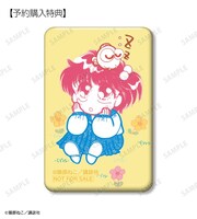 「トレーディング原作コマ缶バッジ」の予約購入特典に用意された「わぴこ&ぎょぴちゃん 原作コマスクエア缶バッジ イベント＆AMNIBUS限定特典」