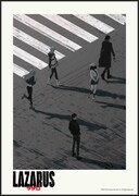 「LAZARUS ラザロ」最終話放送記念、5人が都市の横断歩道を進む新ビジュアル