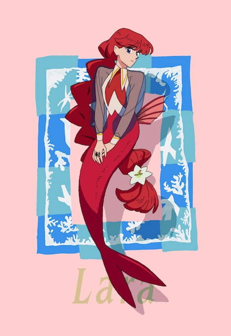 TVアニメ「さよならララ」“人魚姫ビジュアル”